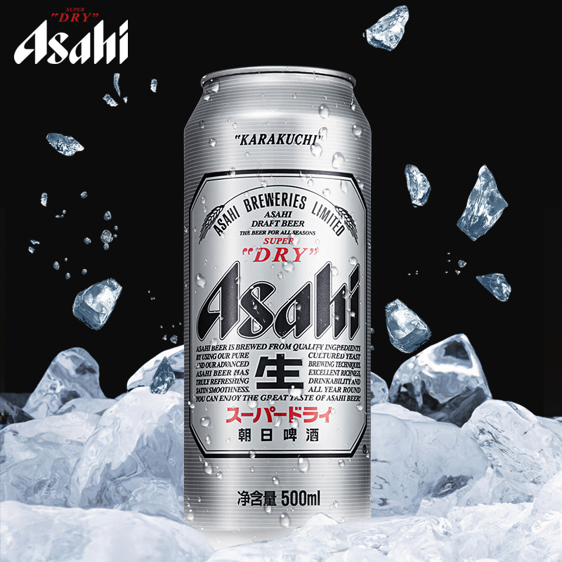 Asahi 朝日 超爽啤酒 500ml*18罐  天猫优惠券折后￥91包邮（￥116-25） 返10元猫超卡 88VIP会员还可95折