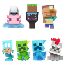 Mattel Minecraft Mini Character Spawn Egg Collection Series Blind Box Childrens Toys Building Blocks Creeper Boy