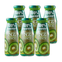 New Zealand imported Xian Guoran 100% NFC green heart kiwi juice drink 180ml × 6 bottles of fresh fruit cold pressing