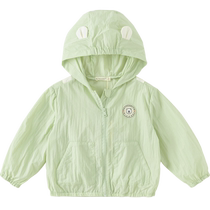 David Bella boys sun protection clothing childrens summer anti-UV jacket 2024 baby childrens clothing outerwear
