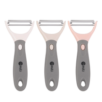 Lajia peeling knife fruit peeler kitchen potato cucumber multi-functional Y-shaped vegetable and fruit peeler 1 random color