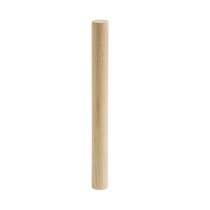 Tajia beech solid wood rolling pin for dumpling wrappers thick pressing pin household kitchen rolling pin 1 piece