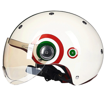 BEON motorcycle helmet mens and womens cute half helmet national standard 3C certified four-season universal summer electric vehicle helmet