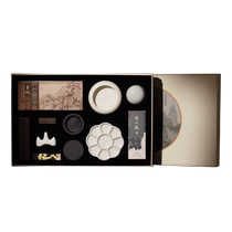 Shanlian Lake Pen Flower Tree Smoke Chinese Painting Beginner Gift Box Set Pigments Supplies Tools Full Set Chinese Painting Children