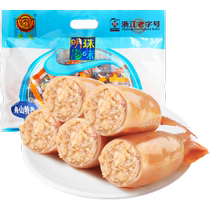 Mingzhu original squid larvae Zhoushan specialty Zhejiang time-honored brand 300g seafood ready-to-eat casual snack shredded squid