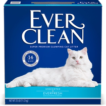 EverClean美国进口铂钻猫砂蓝标高效除臭猫沙11.3kg膨润土