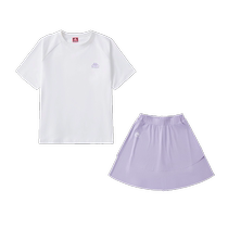 kappa girls quick-drying suit 2024 summer outdoor sports comfortable thin childrens short-sleeved skirt two-piece set