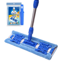 Shijia flat mop one mop household flat mop towel clip wooden floor flat mop dust mop