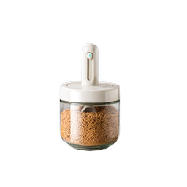 Small Bear telescopic seasoned seasoning box Home Kitchen special seasoning jar combined with salt tank sealed moisture-proof containing box