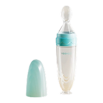 Yings baby rice cereal soft spoon milk bottle squeeze feeding silicone baby food supplement tool rice flour feeding artifact