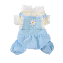 Cute Daisy Puppy Four-legged Clothing Bichon Teddy Pet Small Dog Schnauzer Spring and Summer Thin Style