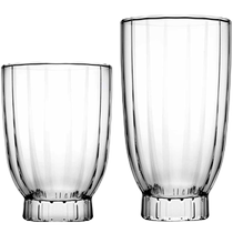 Pasha Paqi imported glass wine glass drinking cup juice drink breakfast milk tea cup 2 pieces