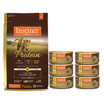 Instinct Bailey cat food high protein chicken cat food 4 5kg single label orange label high protein can 6 cans