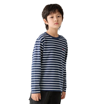 Balabala childrens clothing childrens long-sleeved T-shirt boys tops girls baby autumn and winter 2024 new versatile loose
