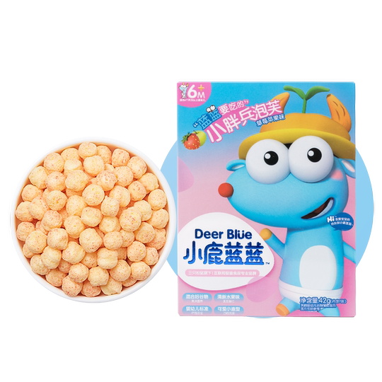 Fawn Blue Strawberry Apple Flavor Toddler Snacks 42g