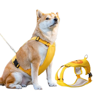 Cartoon printed large dog harness pet outing Shiba Inu Corgi medium-sized dog universal dog walking rope pet rope