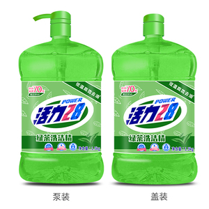 24.91元包邮  活力28绿茶果蔬净1.5 kg*4+赠活力28油污净500g*2瓶+洁厕液525g*2瓶