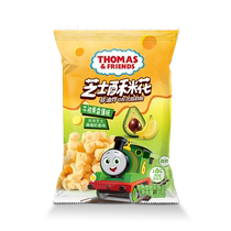 Thomas Finger Puffs Baby Snacks Friandises au riz Krispie aromatisées à lavocat et à la banane 85 g Biscuits de dentition pour enfants