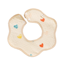 Saliva baby type A pure cotton bib rice bag newborn children gauze towel anti-vomiting milk absorbent non-disposable