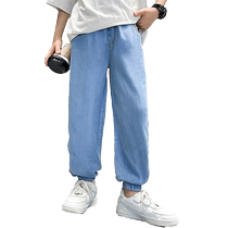 Yuyingfang Boys Summer Pants 2024 Summer Casual Pants Medium and Large Children Boys Summer Pants