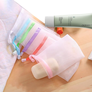 Red de espuma de jabón hecha a mano de doble capa 3 redes de espuma