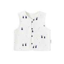 babylove baby vest spring and autumn pure cotton outer vest baby versatile little jacket foreign style waistcoat vest