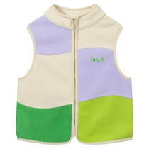 (Same style in the mall) Maradin childrens clothing childrens coat autumn clothing new style girls and childrens hemmed contrast vest