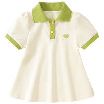 Banxidi girls dress summer new style baby girl children fashionable princess dress one year old dress summer