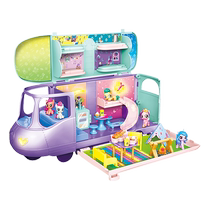 My Little Pony Magic Bus Large Set Toy Play House for Boys and Girls RV Glowing Children’s Birthday Gift