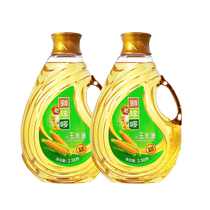 (Hong Kong China brand) Lion Ball Mark Corn Oil 2 38L*2 bottles of non-GMO physically pressed edible oil