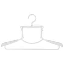 Japanese House Story high collar retractable hanger hooded sweater sweatshirt multifunctional clothes hanger anti-deformation rack