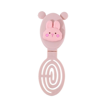 Cute little folding comb portable mirror comb integrated travel cartoon high-looking compact massage comb for girls