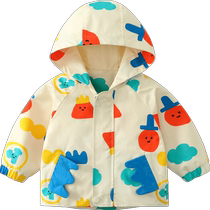 DuPont three defense ) Baby bear coat spring and autumn childrens spring dress coat boy