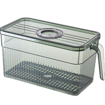HOUYA refrigerator crisper with lid transparent fruit and vegetable storage box frozen crisper food plastic storage box