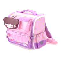 (Nanci co-branded) Chenguang Childrens Spine Protector Schoolbag Girls Backpack Backpack Primary School Junior High School Large Capacity