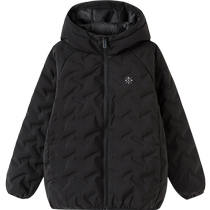 Balabala childrens clothing childrens light down jacket 2024 new style boys and girls winter coats for big children and children trendy
