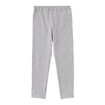 Japan Qianquhui spring and summer childrens trousers solid color outer wear casual pure cotton girls baby bottoming trousers F87335