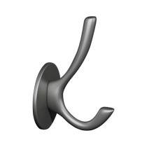3 pieces of gun gray strong adhesive hooks door coat hooks wall hanging keys traceless adhesive hooks