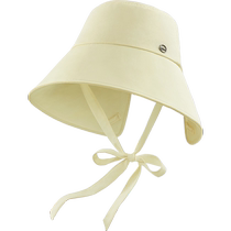 Banana ribbon hat BM522 fisherman hat womens summer sun hat covering face anti-UV camping sun protection hat large brim