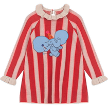 Shopping mall same style Maradin childrens dress 2022 winter new style childrens skin-friendly and warm girls sweater dress