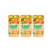 Uniform UNIF liquid salad 100% carrot juice drink pure fruit and vegetable juice light fasting meal replacement 200ml*3