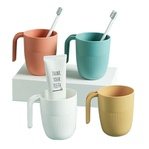 Edo brushing cup mouthwash cup water cup household high-end light luxury toothbrush cup washing cup dental cylinder toothbrush cup