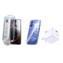 Flash Magic is suitable for iPhone 16 new model all series of mobile phone cases tempered film charging head accessories set one-stop shopping