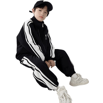 Yibeitong childrens autumn clothing boys sports suit boys autumn 2024 new spring and autumn clothes two-piece childrens clothing set