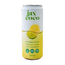 Juesco saveur citron eau gazeuse vitaminée (boisson gazeuse) 320 ml*6 canettes 0 sucre 0 calories 45% pur jus