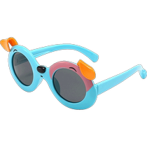Childrens sunglasses fashionable baby sunglasses childrens glasses anti-UV baby boys girls boys and girls trendy