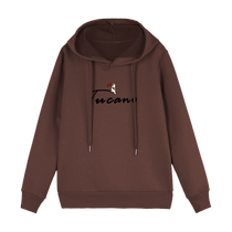 Meow Perfect Sweater Womens Large Size Long Sleeve Autumn and Winter Velvet Hooded Casual Bottoming Shirt Western Style Versatile Loose Womens Clothing