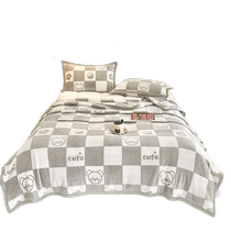 Montagut blanket snowflake velvet thickened blanket towel quilt baby student nap office universal four seasons