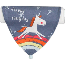 Baby sweat towel pad back childrens pure cotton sweat towel kindergarten large sweat absorbent towel baby boy girl cotton
