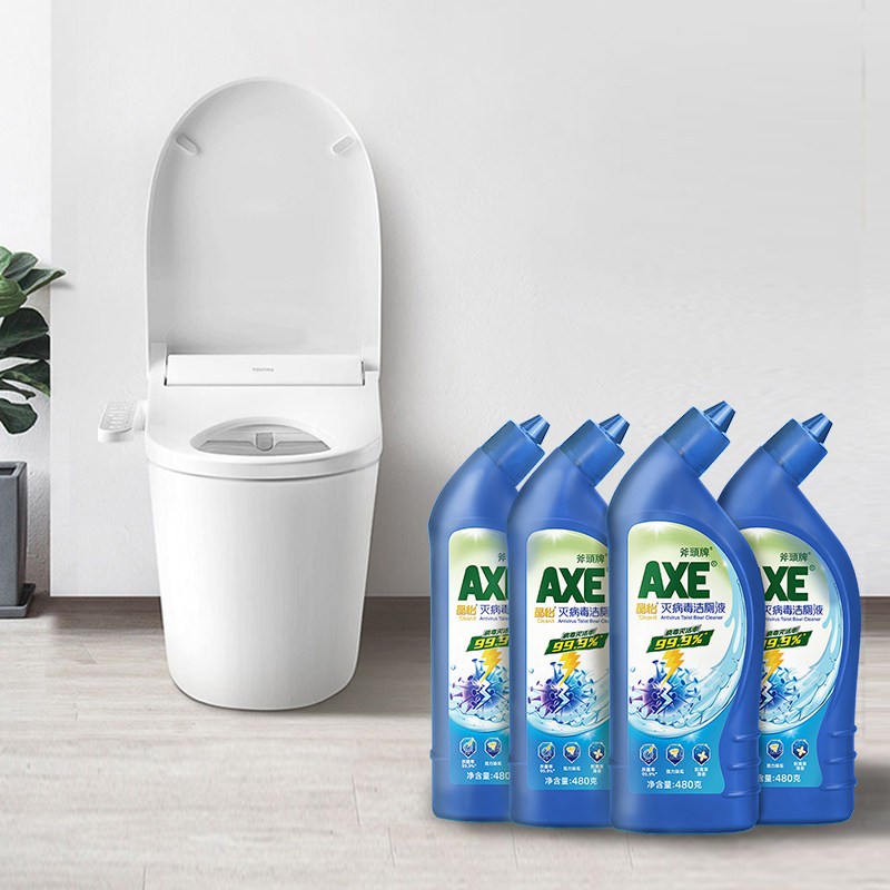AXE 斧头牌 晶怡 灭病毒洁厕液 480g*4瓶 聚划算双重优惠折后￥24.8包邮